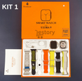 SmartWatch S100 Ultra 9 Kit 7 Pulseiras