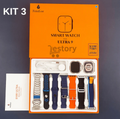 SmartWatch S100 Ultra 9 Kit 7 Pulseiras