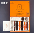 SmartWatch S100 Ultra 9 Kit 7 Pulseiras