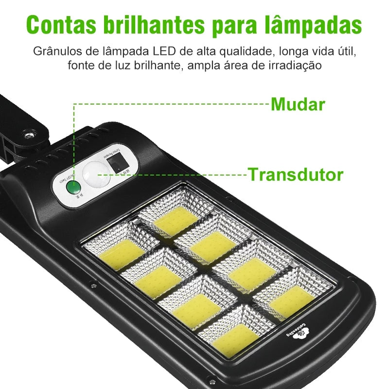 Luminária Solar 200w  Com Controle