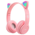 Fones Bluetooth Cat, Ear Com Led Rgb