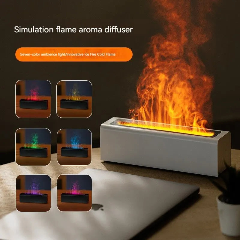 Difusor USB Plug-in Fragrância Office Home Flame Dif