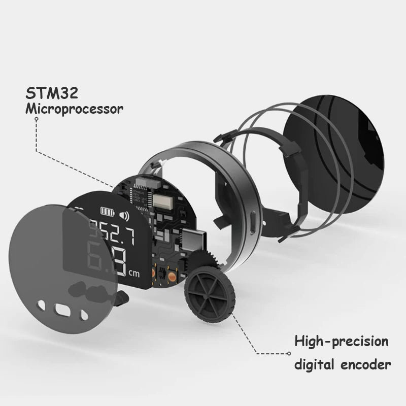 DUKA AtuMan Little Q Medidor de Distância HD Tela LCD