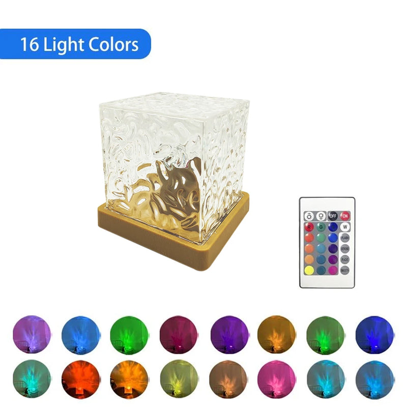 Candeeiro 16 cores Led - Efeito Relaxante