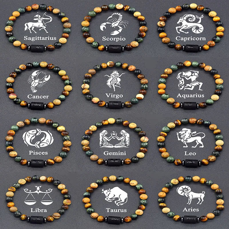 Pulseiras dos Signos do Zodíaco e das 12 Constelações