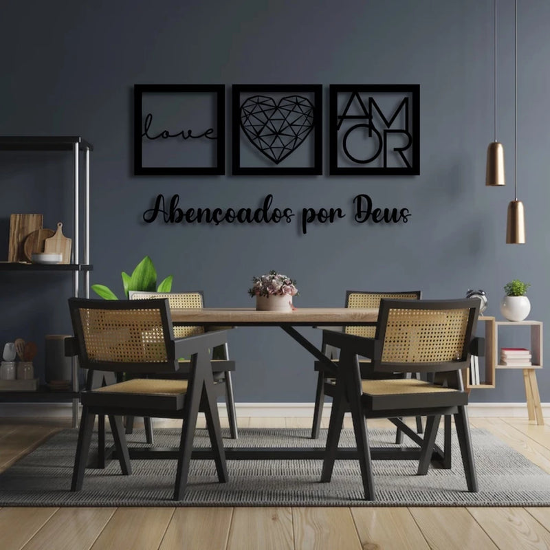 Decoração de ambientes: Abençoados por Deus