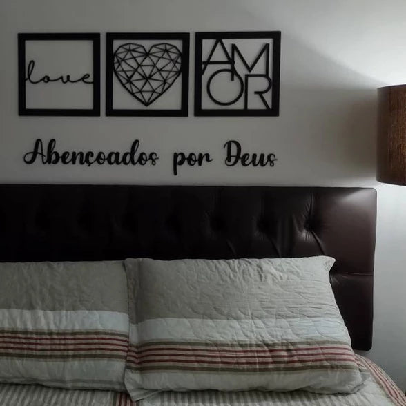 Decoração de ambientes: Abençoados por Deus