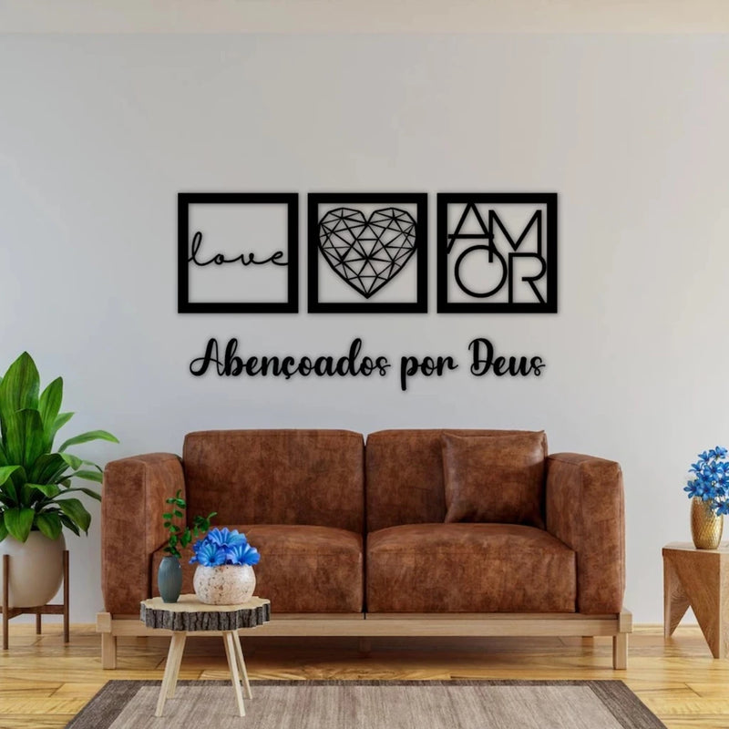 Decoração de ambientes: Abençoados por Deus