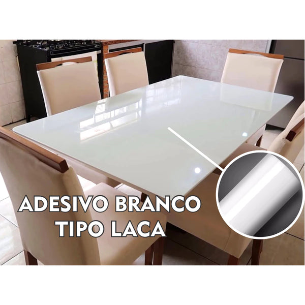 Toalha efeito de Vidro Branco + Espatula Para Aplicaçao