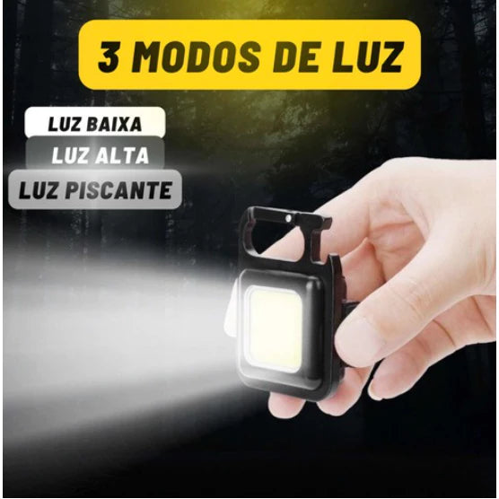 Mini Lanterna led Portátil/USB Recarregável