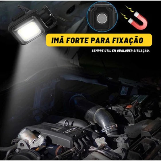 Mini Lanterna led Portátil/USB Recarregável