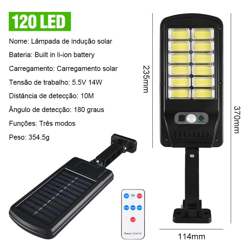 Luminária Solar 200w  Com Controle