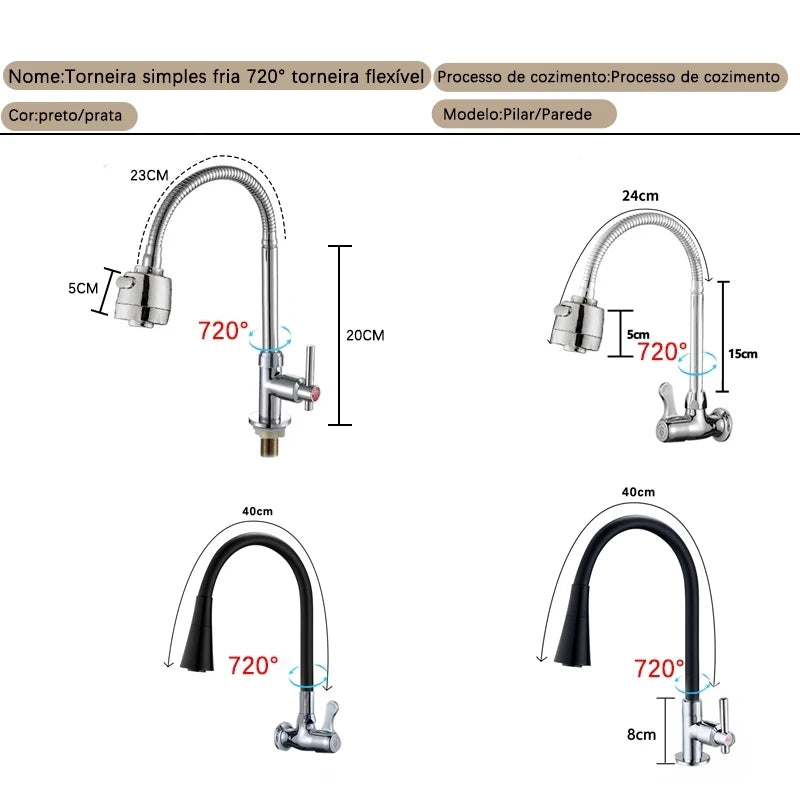 Torneira Flexível  720°
