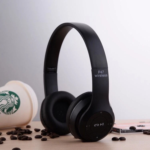 Headphone UltraBass Estéreo Redução de Ruídos Bluetooth 5.0 Universal